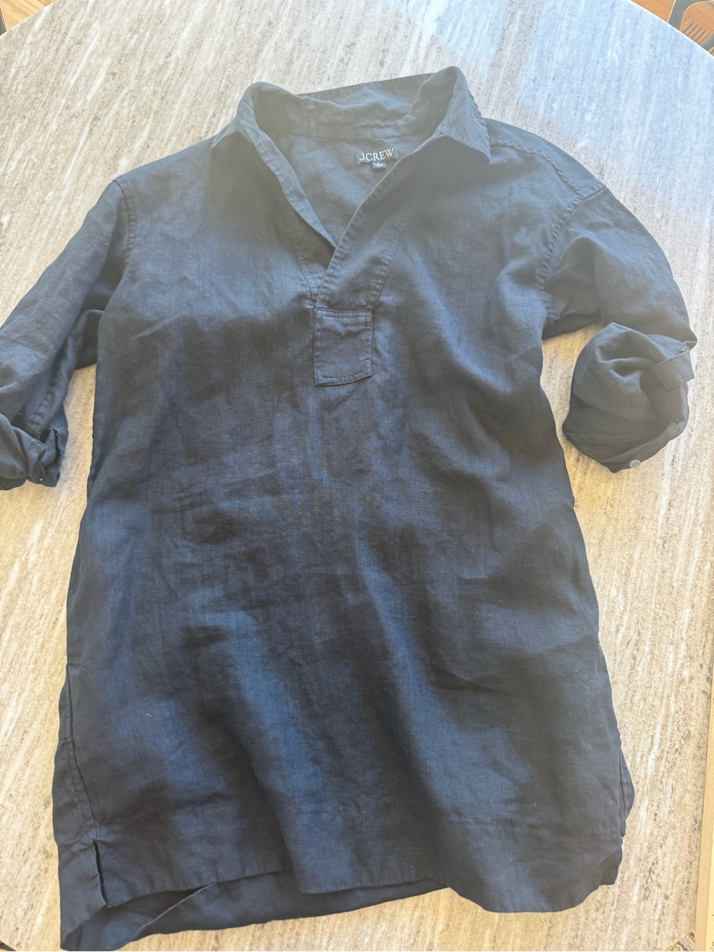 J. Crew women’s Black Linen dress/cover-up